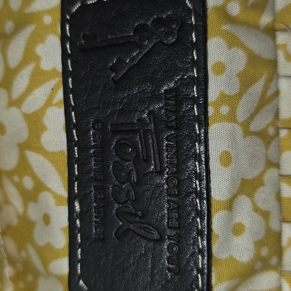 Fossil Black Pebbled Leather Hobo Shoulder Bag 🤍🩶 - Picture 14 of 17